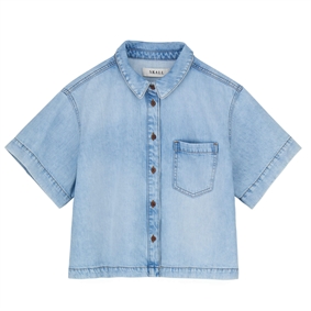 Skall Studio Augusta Skjorte, Worn Light Blue